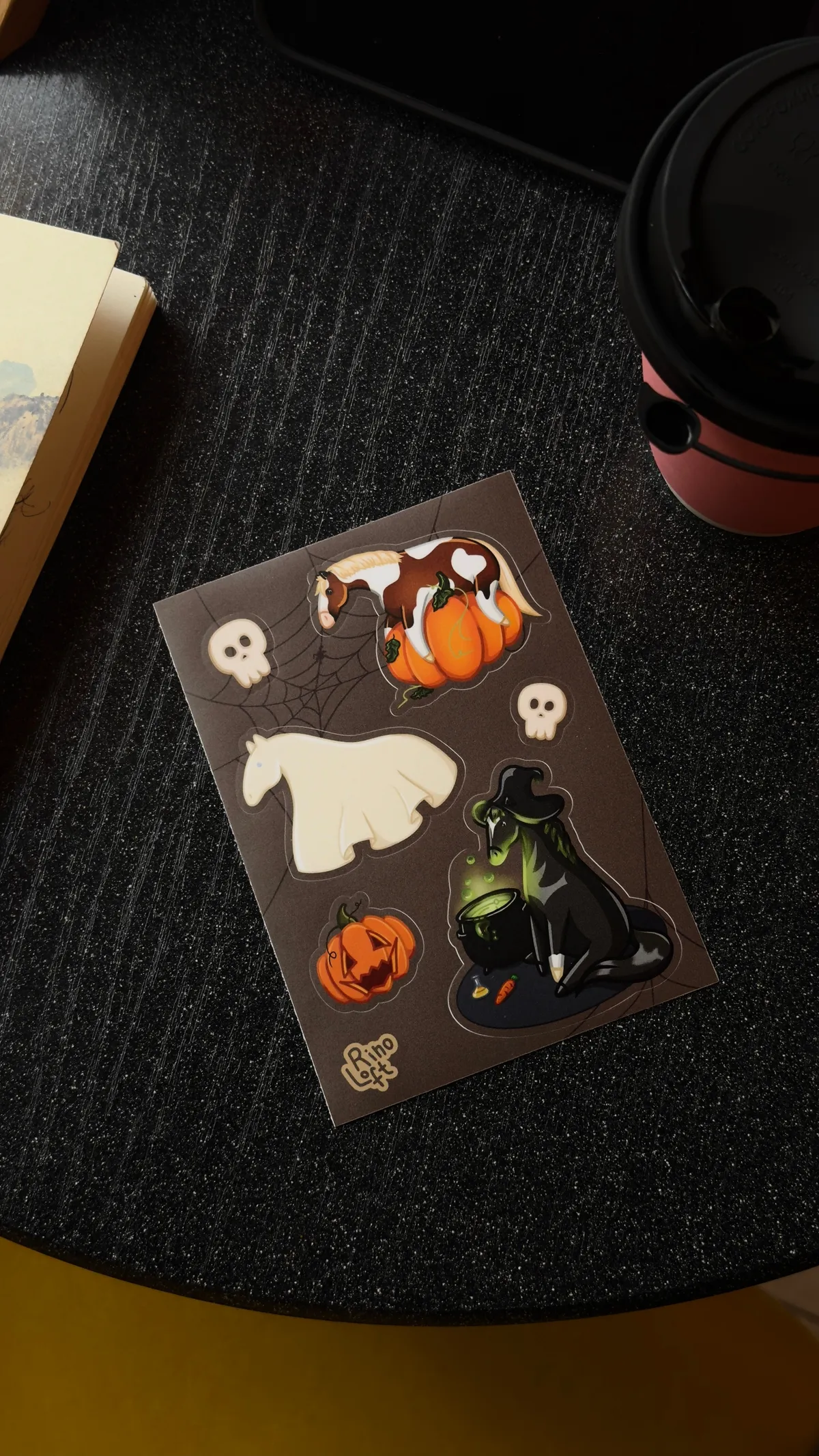 Стикерпак Хэллоуин; Наклейки