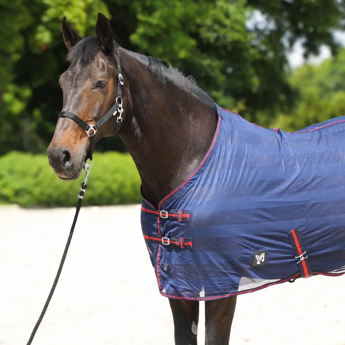 Попона York Lyra антимоскитная синяя 125 см