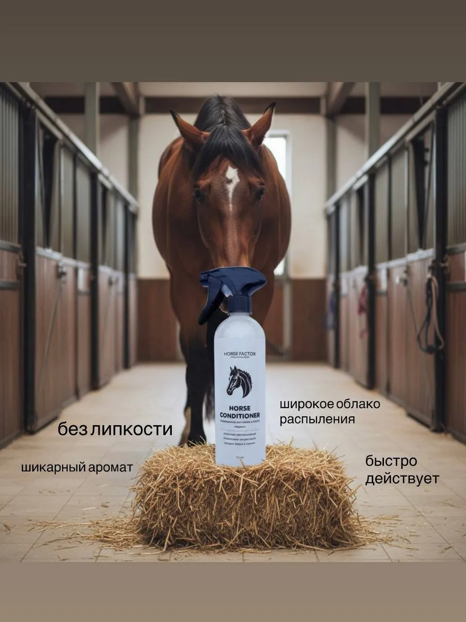 Кондиционер для гривы и хвоста лошади "Нероли" 750 мл