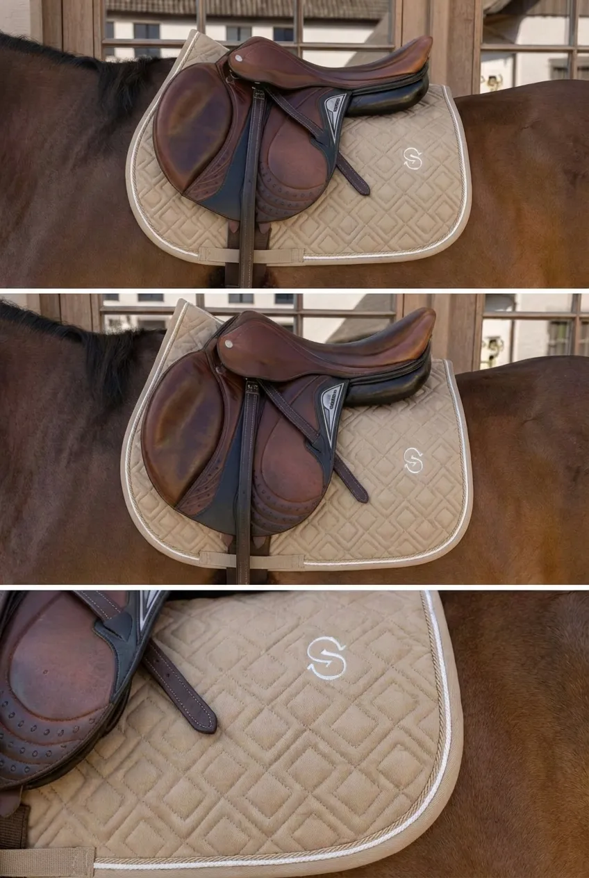 Вальтрап конкурный для конного спорта, ОколоКони, коллекция "Рабочий", цвет бежевый