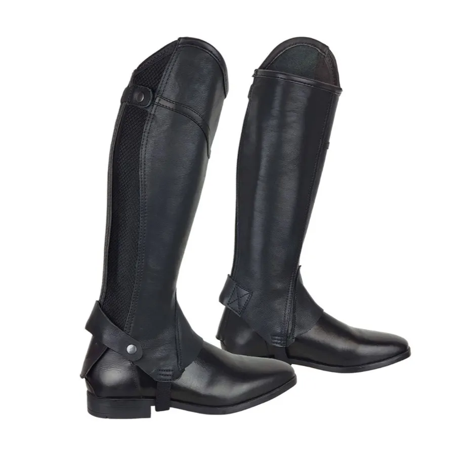Краги York Rival кожаные черные 37/33