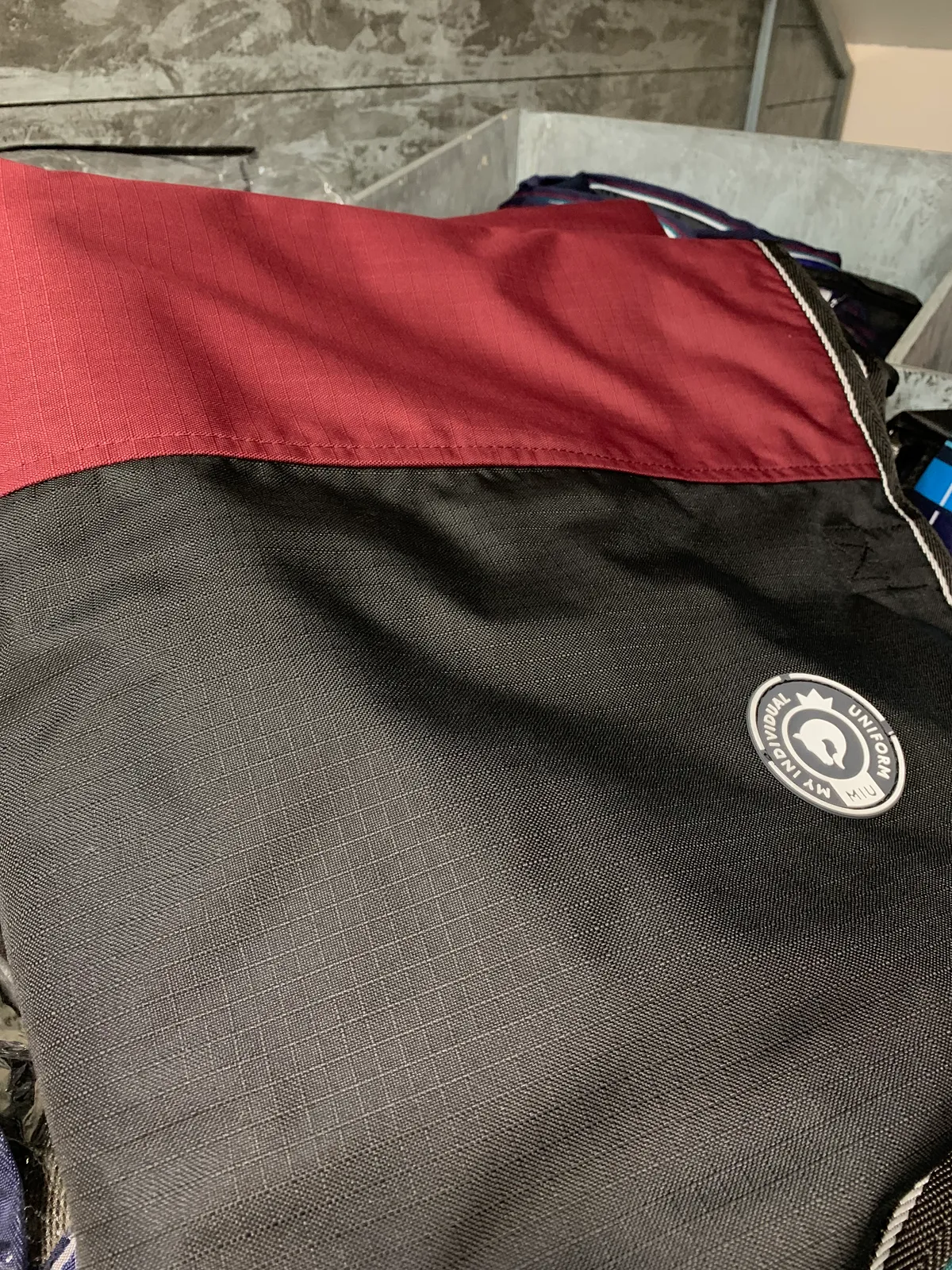 ПОПОНА ПРОГУЛОЧНАЯ NW AIR-MAX С ВЫСОКОЙ ХОЛКОЙ, комбинир. Бордо/чёрный, 145см