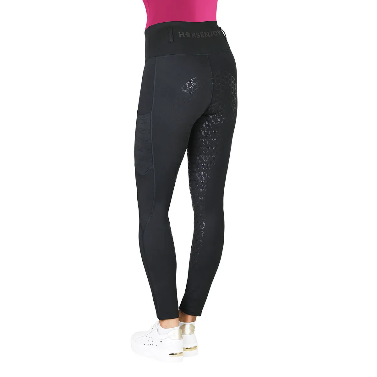 Бриджи HE Vivian с полной силиконовой леей черные 40