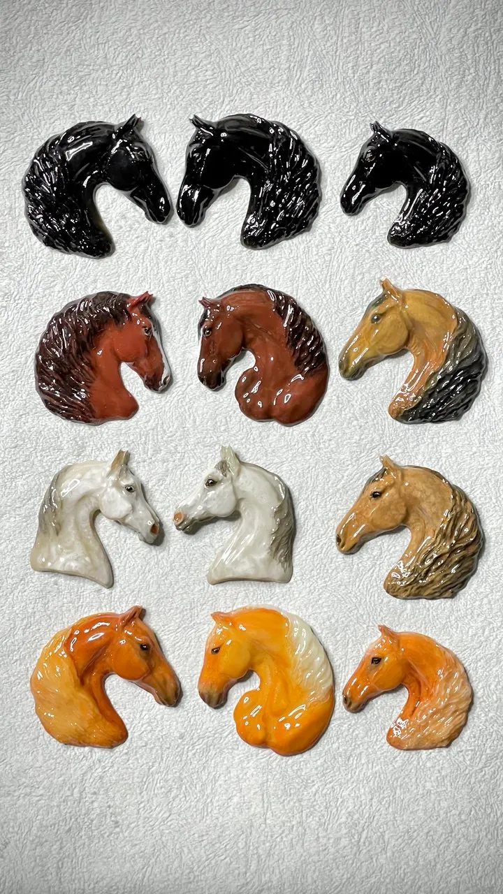 Брошь Орловский рысак