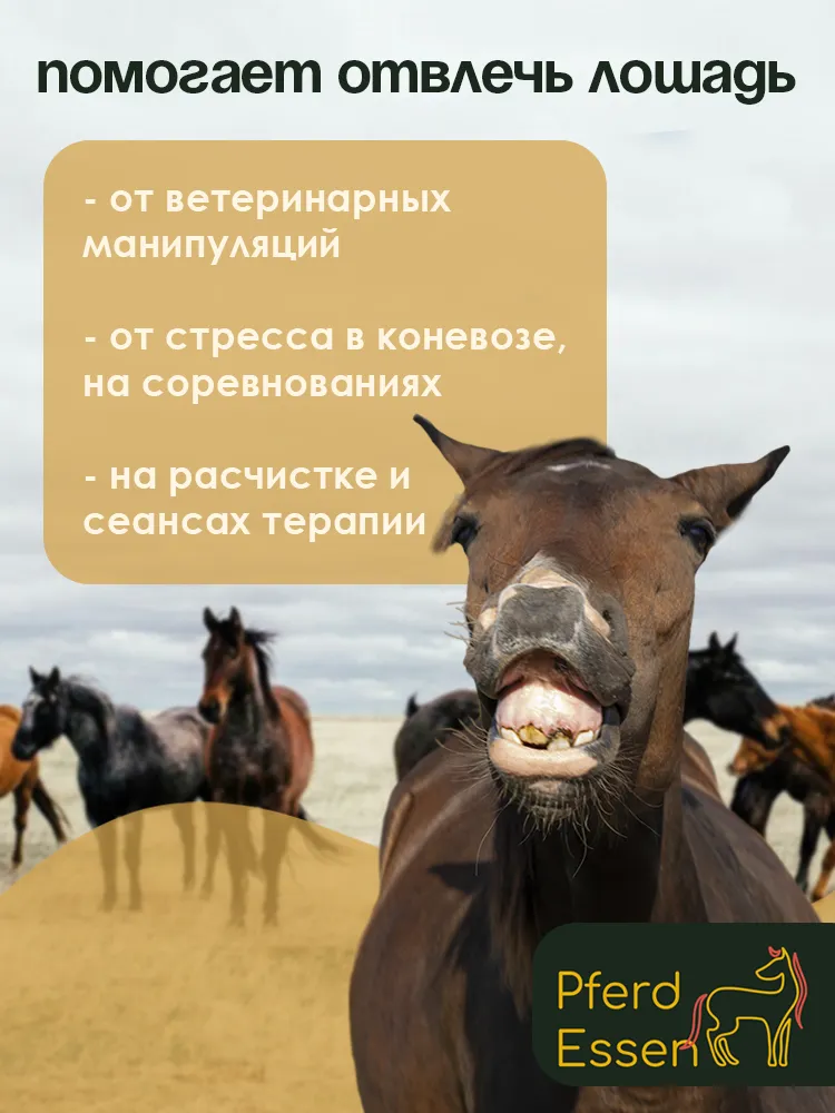 Лизунец (ликит) без сахара солодковый 620гр PferdEssen