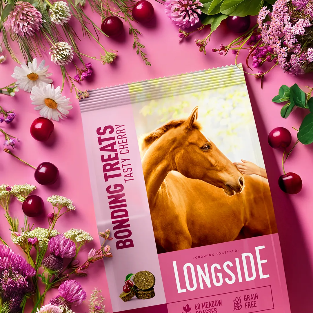 Longside Лакомство для лошадей, укрепляющее доверие. Спелая вишня 4 х 500 г