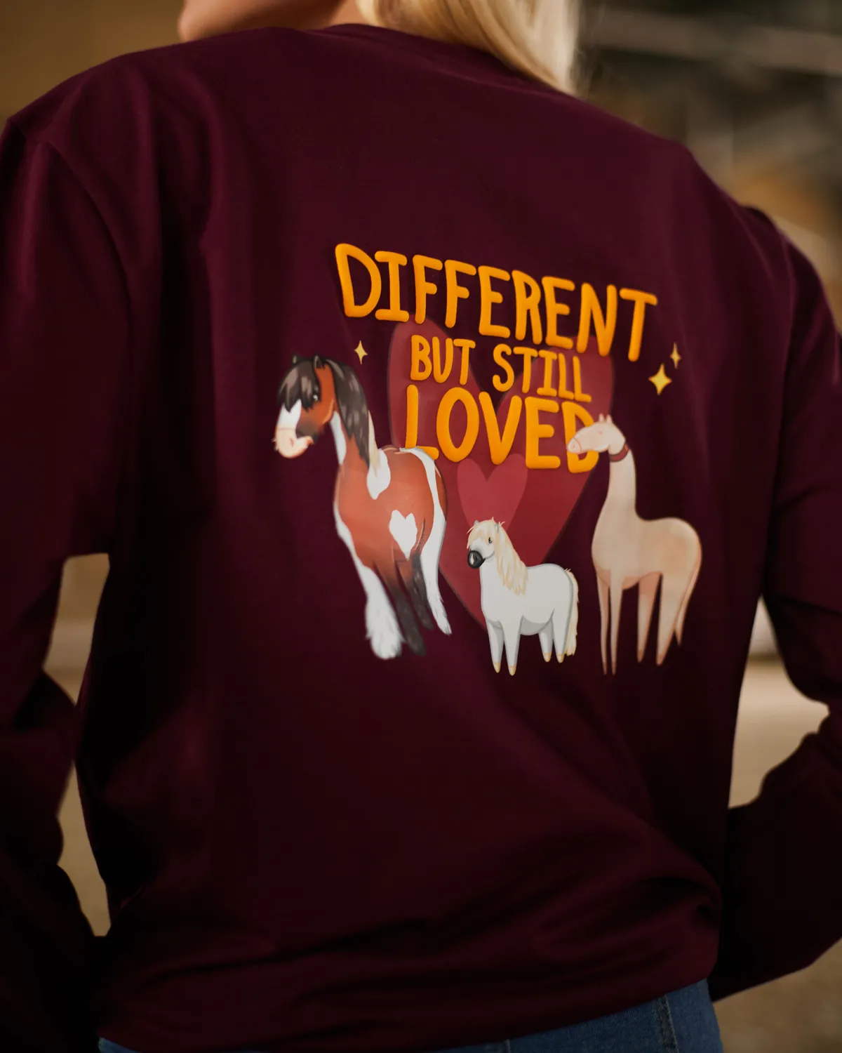 Лонгслив бордовый Different