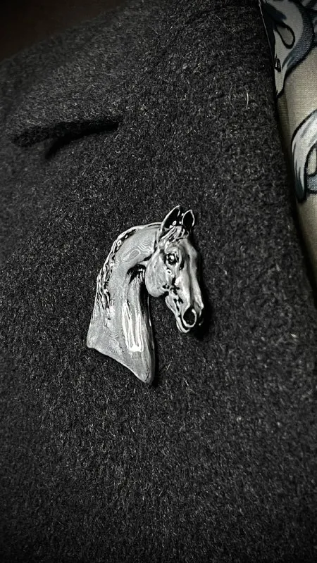 Брошь Араб серебро (имитация)