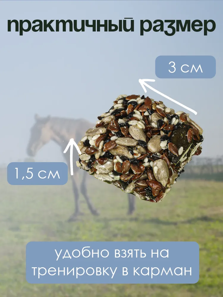 Козинаки зерновые 1,2кг без сахара PferdEssen