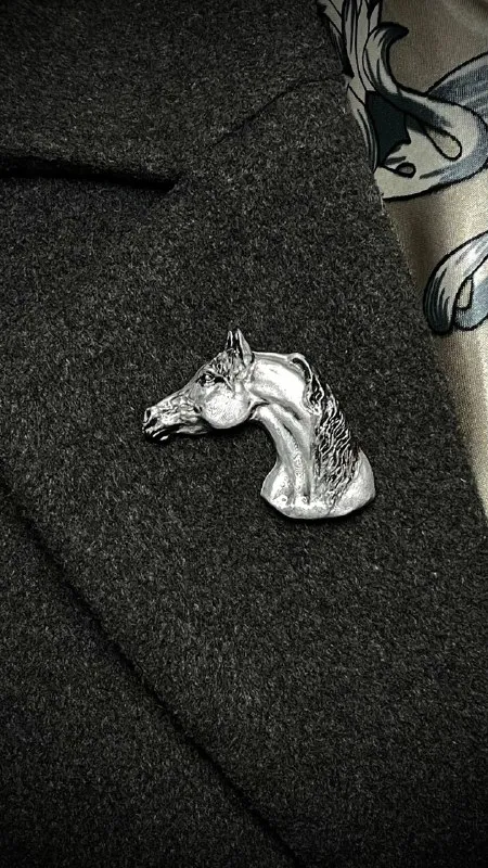 Брошь Араб серебро (имитация)