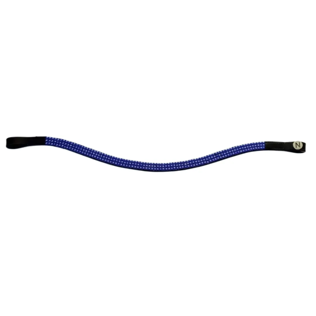 Налобник WAVE с ярко синими бусинами