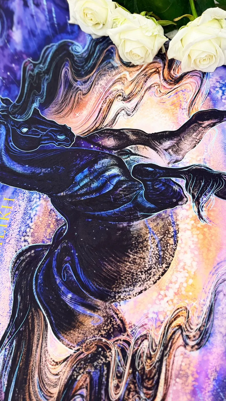 Платок коллекция GALAXY малый 40*40 SHEIKH HORSE BRAND