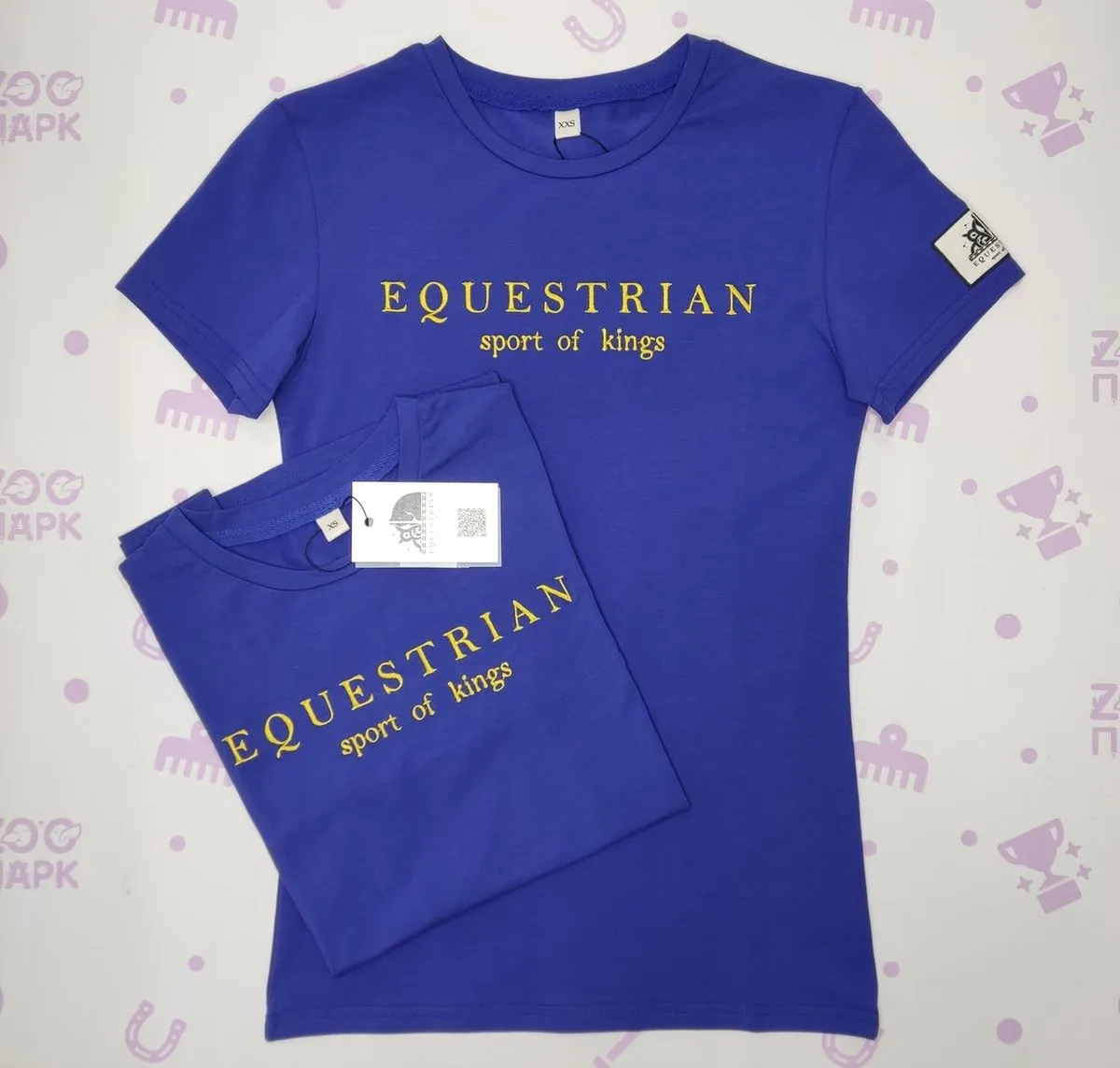 Футболка Equestrian Фиолетовая