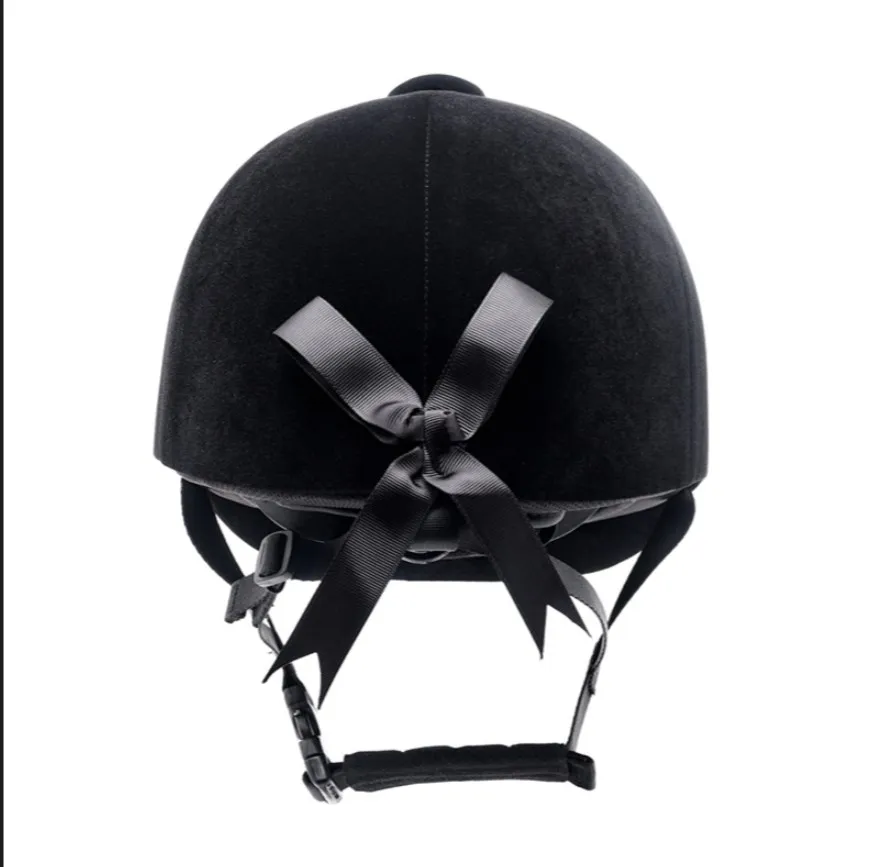 Шлем York бархатный черный ХS 48-52 см