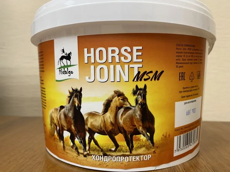 Идальго: Horse Joint +MSM, хондропротектор, 1 кг