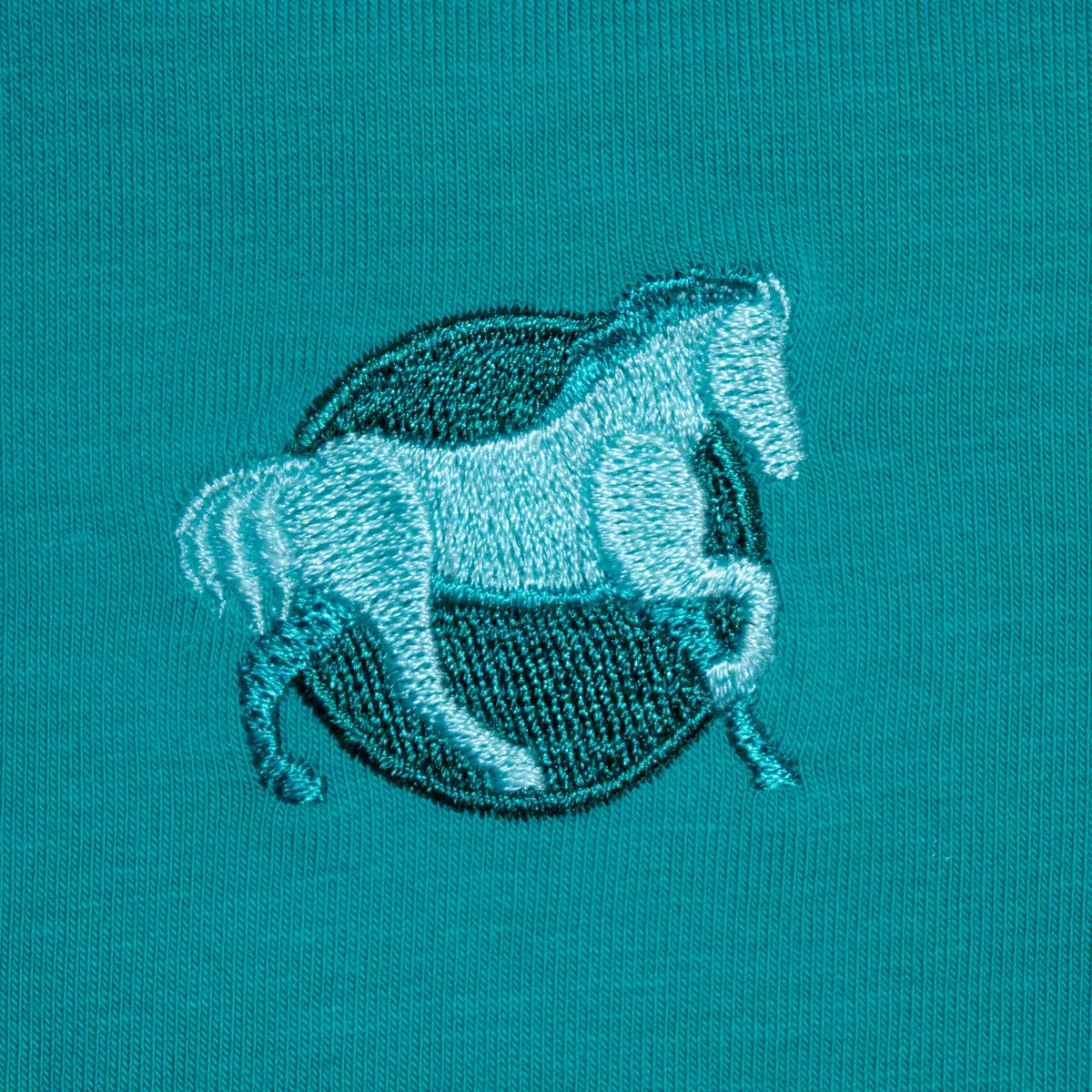Футболка Minimal. Dark mint. Unisex-XS