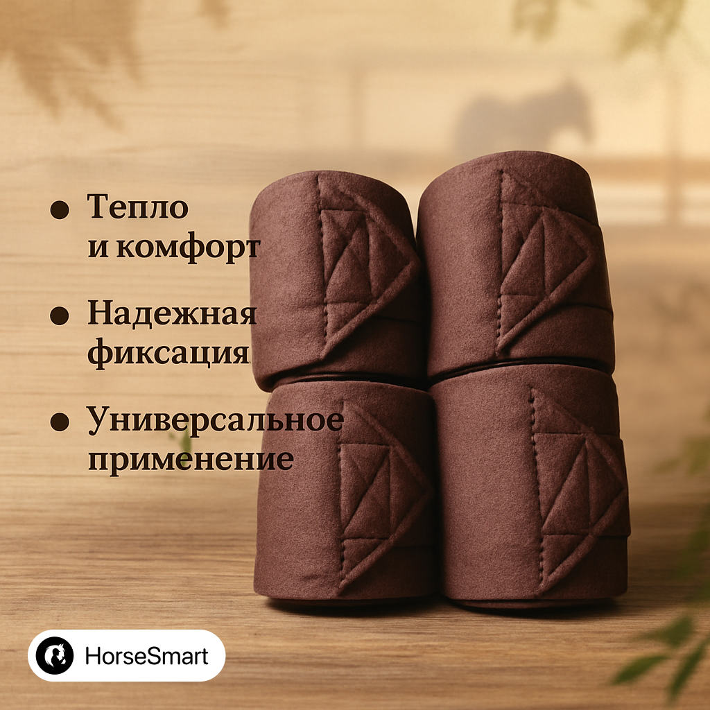 Флисовые бинты для лошади