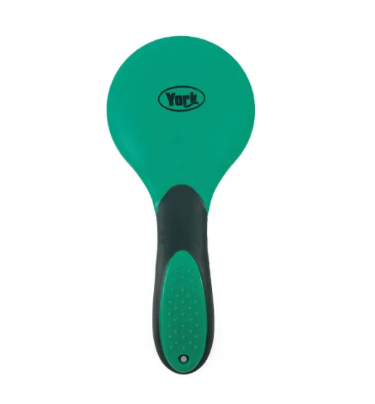 Щетка York Nox для гривы и хвоста черно-зелёная