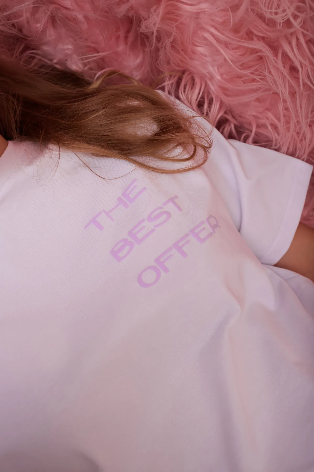 Футболка CloRide белая "The Best Offer", S