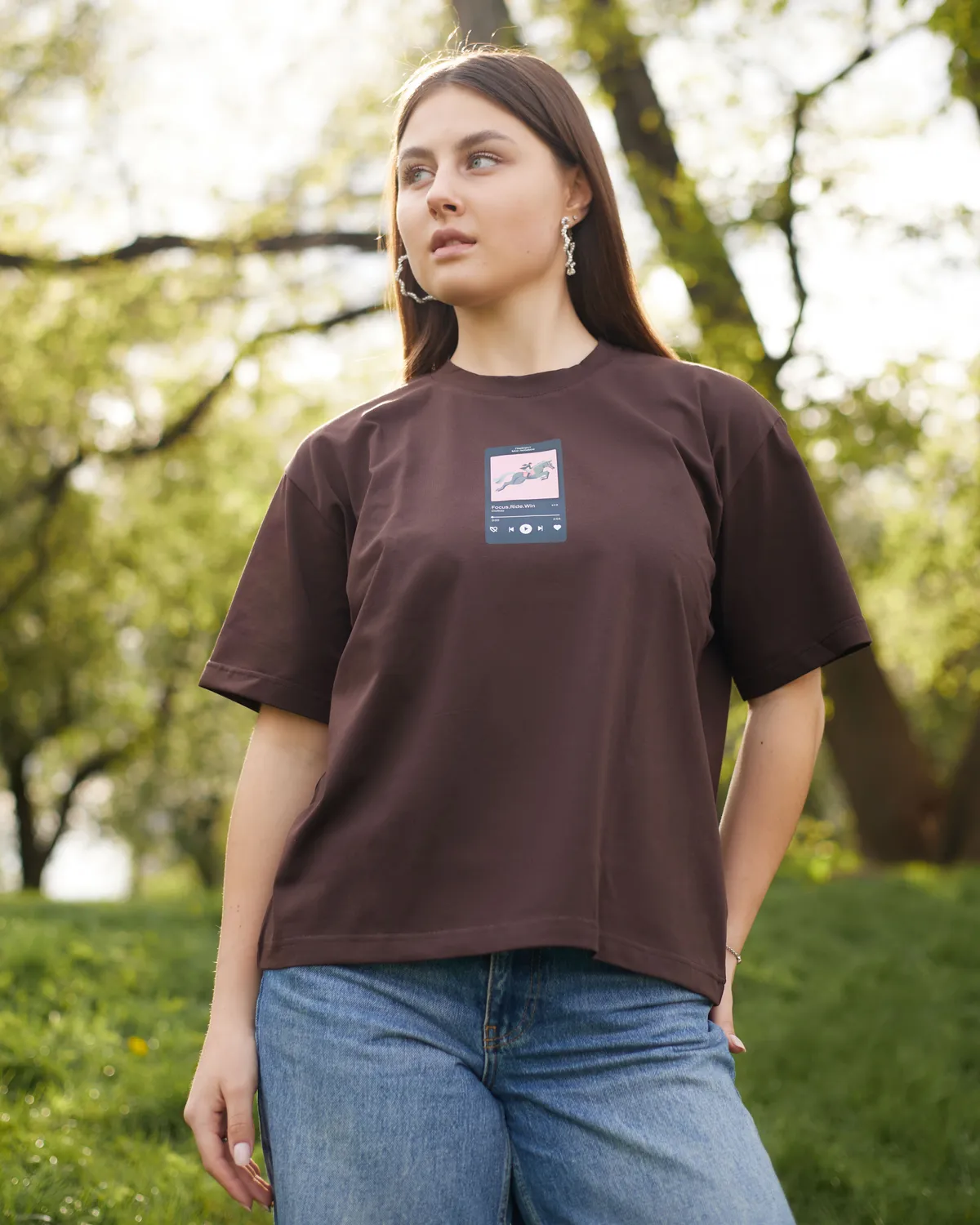 Футболка шоколадная Playlist