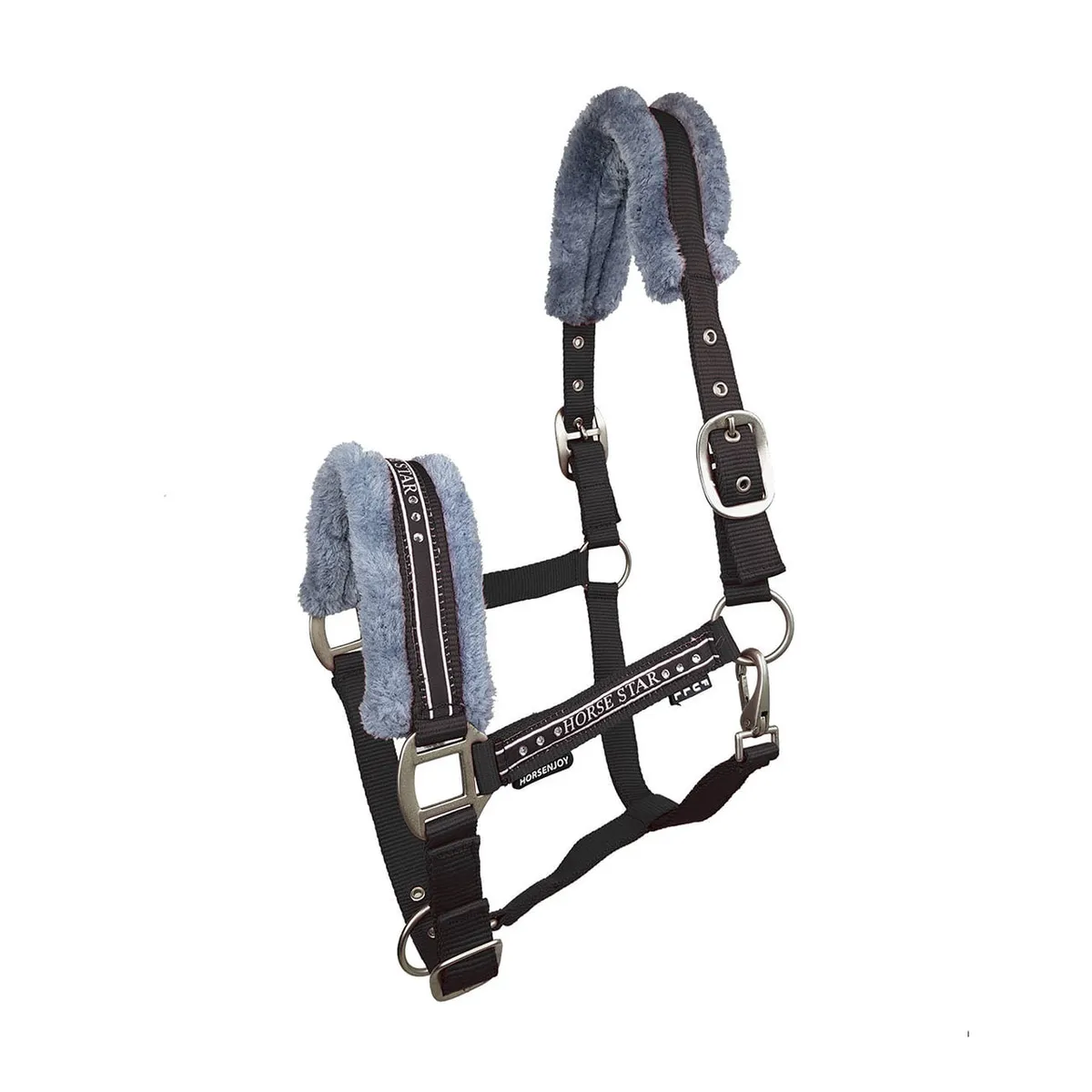 Недоуздок Horsenjoy Horse Star черный Cob