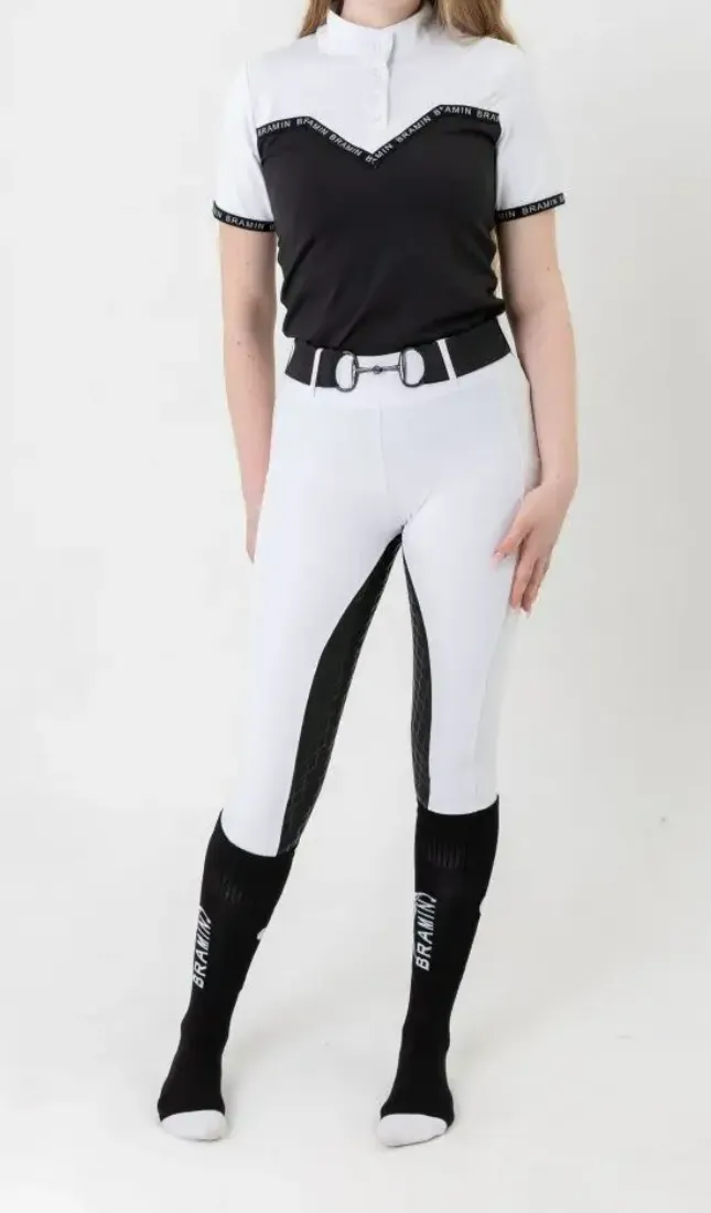 Бриджи с черной силиконовой леей BRAMIN