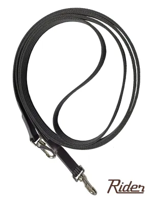 Повод прорезиненный на карабинах