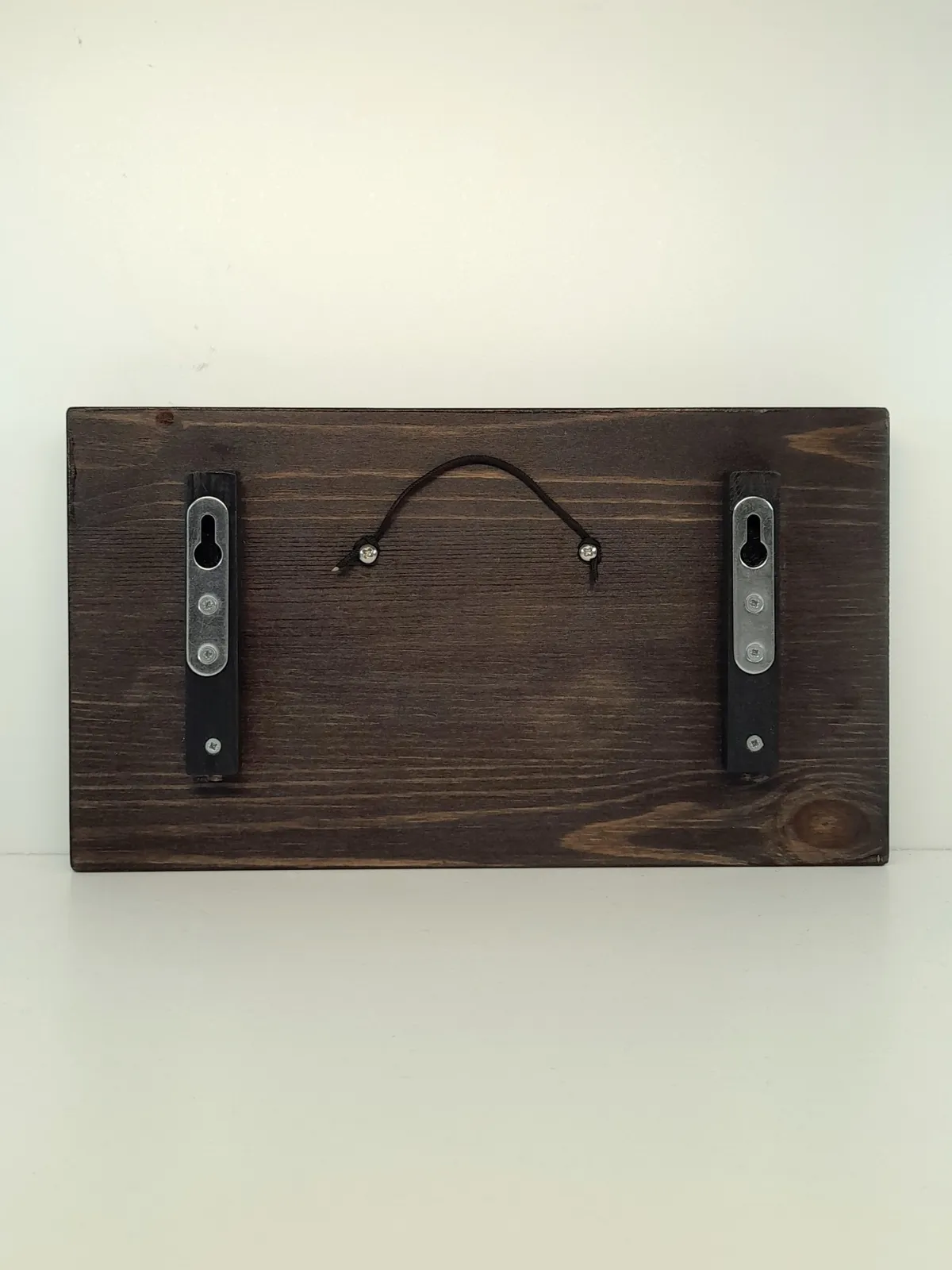 Подкова-сувенир «серебро» на черном. Панно на стену