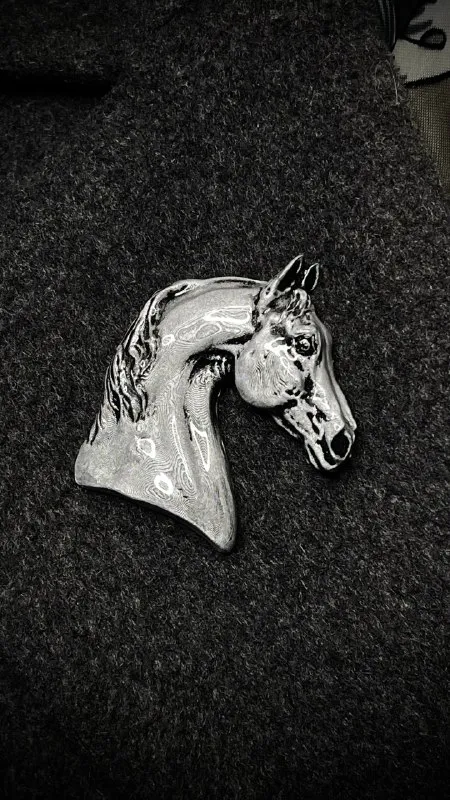 Брошь Араб серебро (имитация)