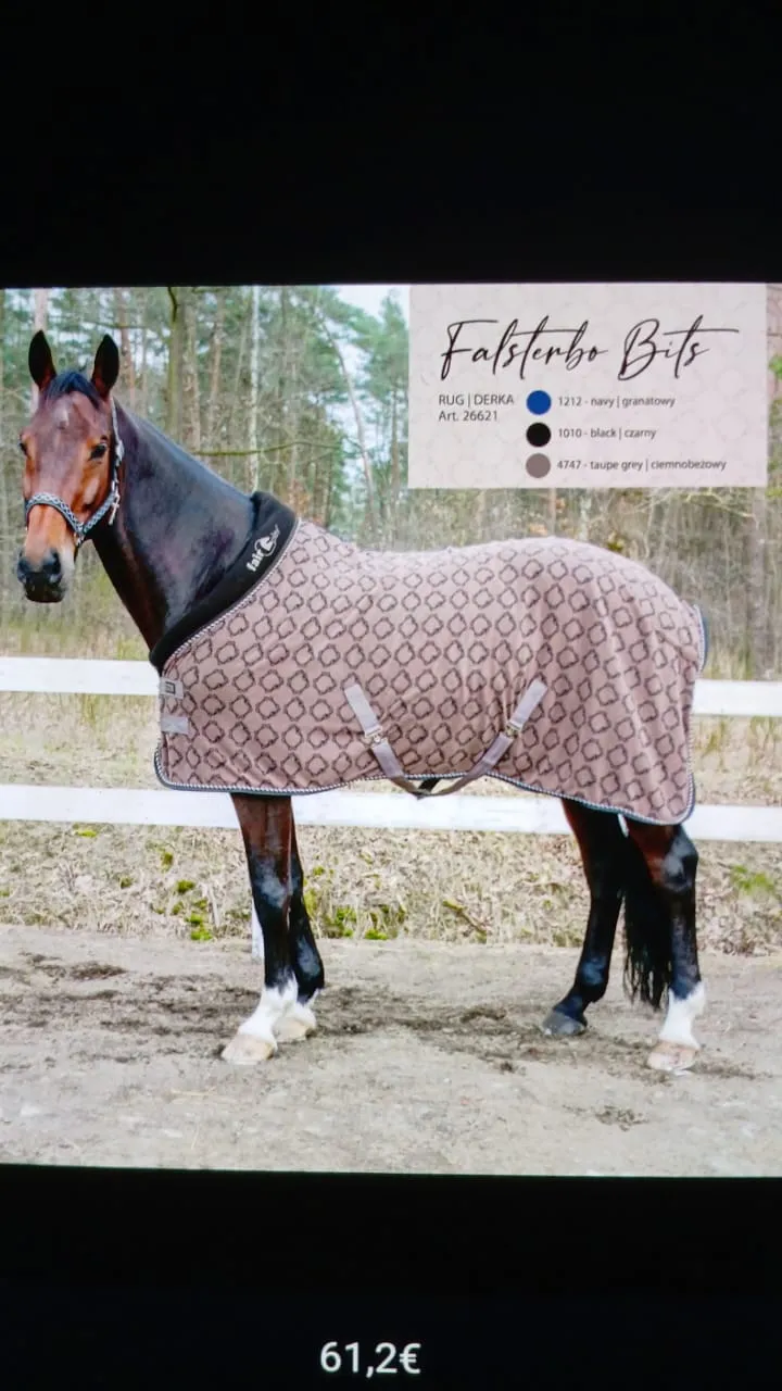 Попона флисовая " Falsterbo Bits" 