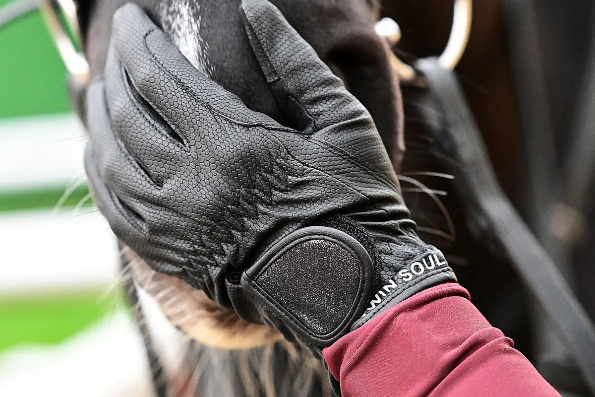 Перчатки TwinSoul черные со сменной липучкой, Р-Р 5