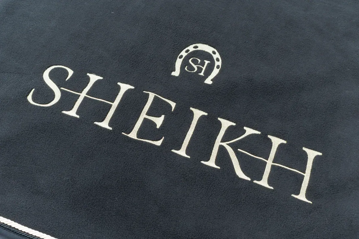 Попона SHEIKH HORSE BRAND, коллекция ORIENTAL, цвет черный, р-р 145