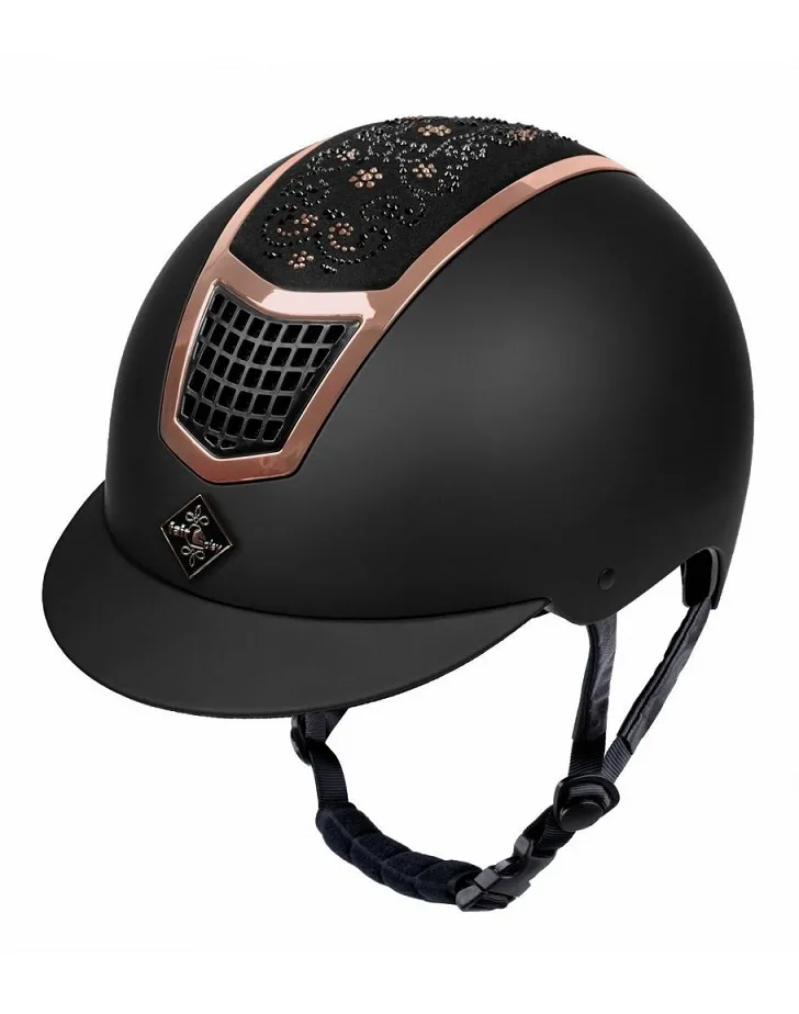 Шлем Fair Play, Quantinum Chic 2.0 Rosegold (Чёрный, M (56-58 см))