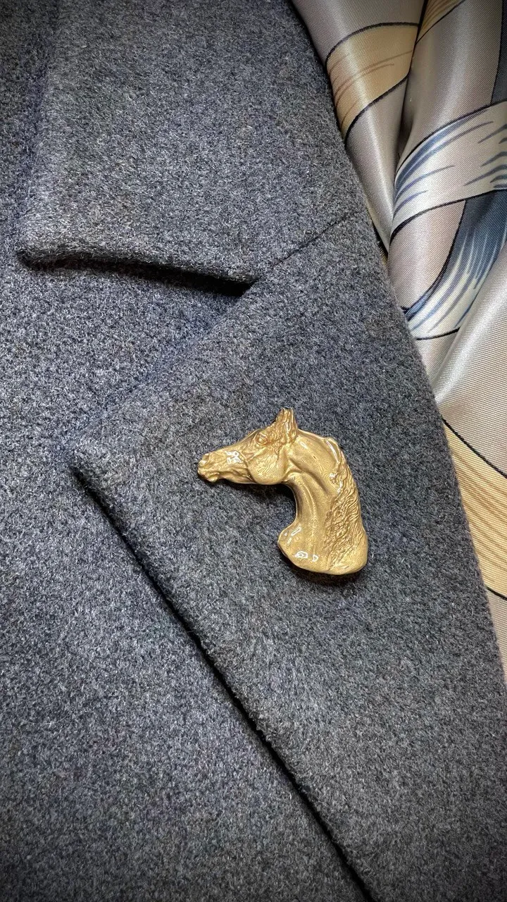 Брошь Араб золотистый