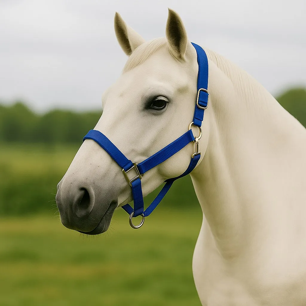Недоуздок Грандис HorsePlanet (Cob, Синий)