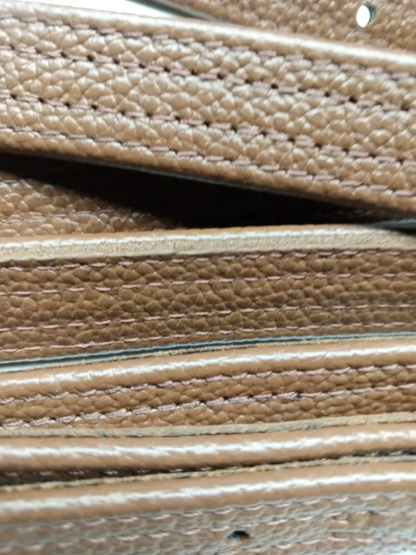 Путлища рыжие из мягкой кожи