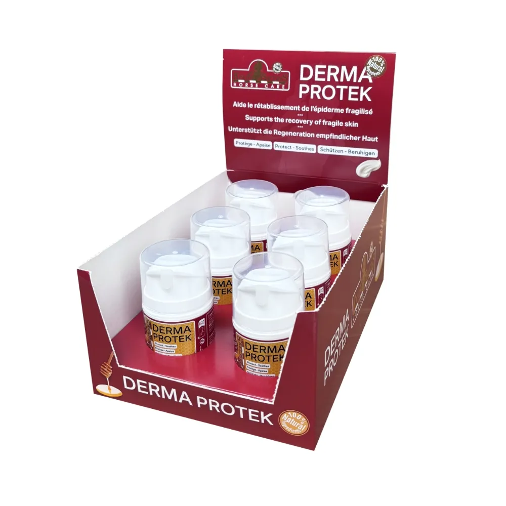 Мазь для губ дерматологическая Derma Protek для лошадей барьерная увлажняющая, Kevin Bacon's Бельгия, с дозатором и крышкой, 200 мл
