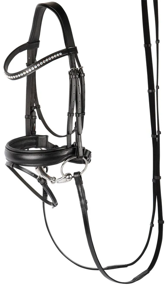 Уздечка для лошади кожаная Allegro, размеры Cob, Full ( Harry's Horse, Голландия) (cob)