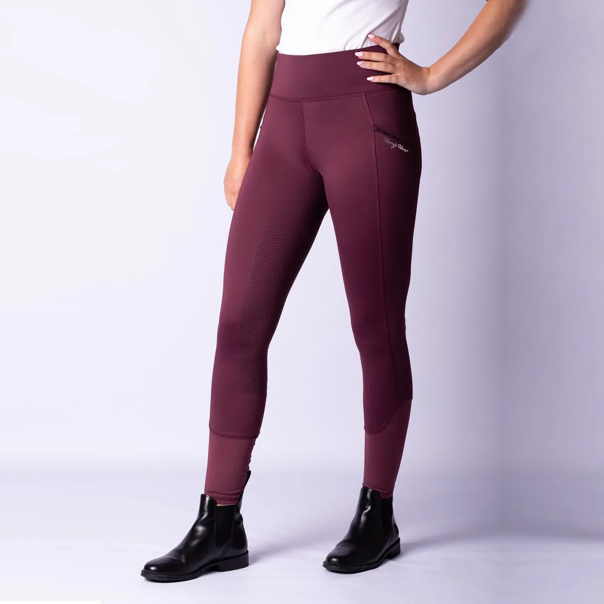 Бриджи-леггинсы HORSE HARRY'S HORSE FW'21 HURLEY II (Фиолетовый, 38)
