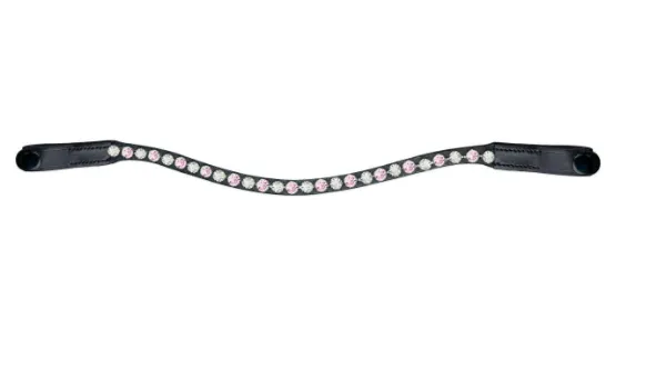 Налобник York Laila бело-розовый Full