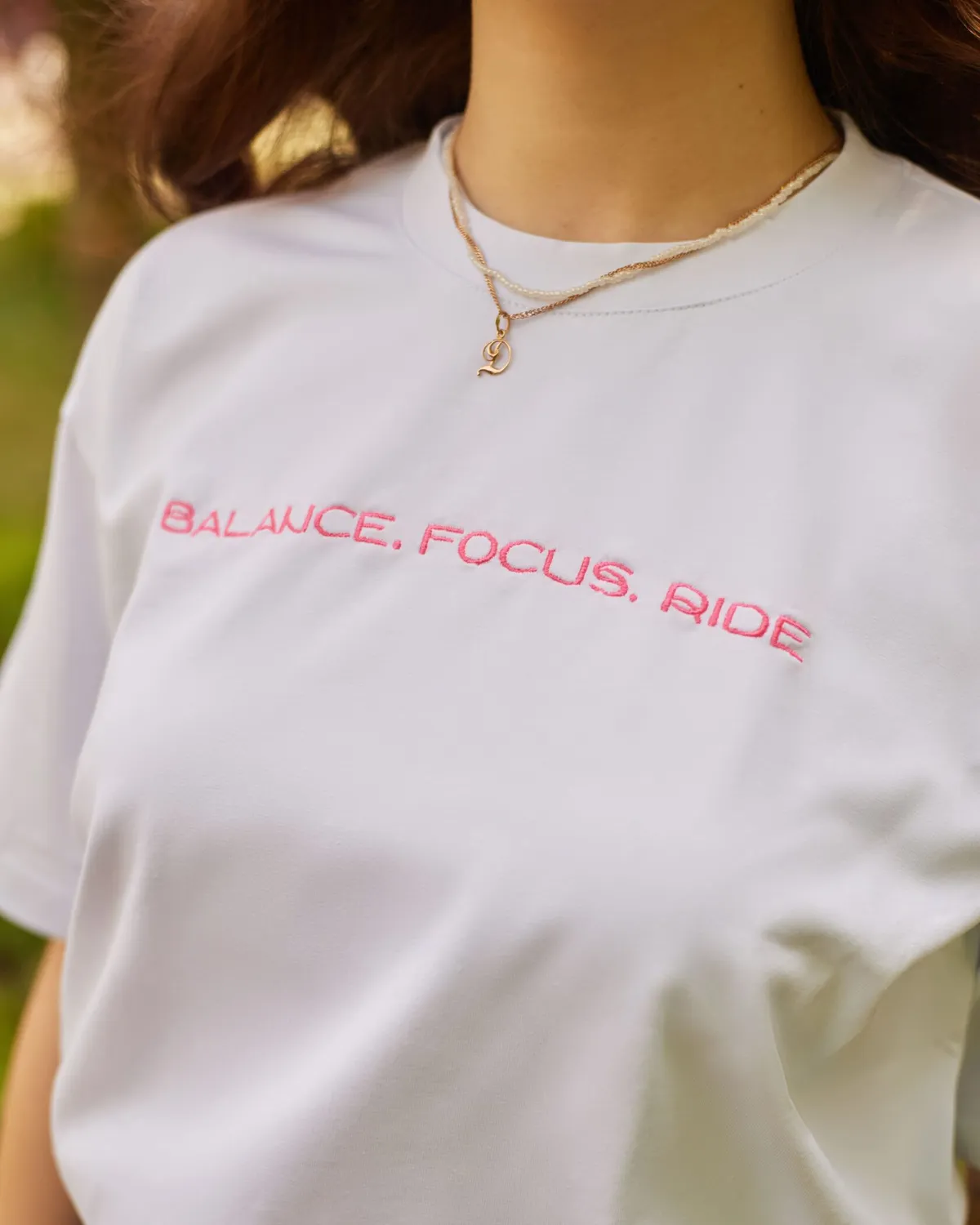 Футболка белая Balance.Focus.Ride