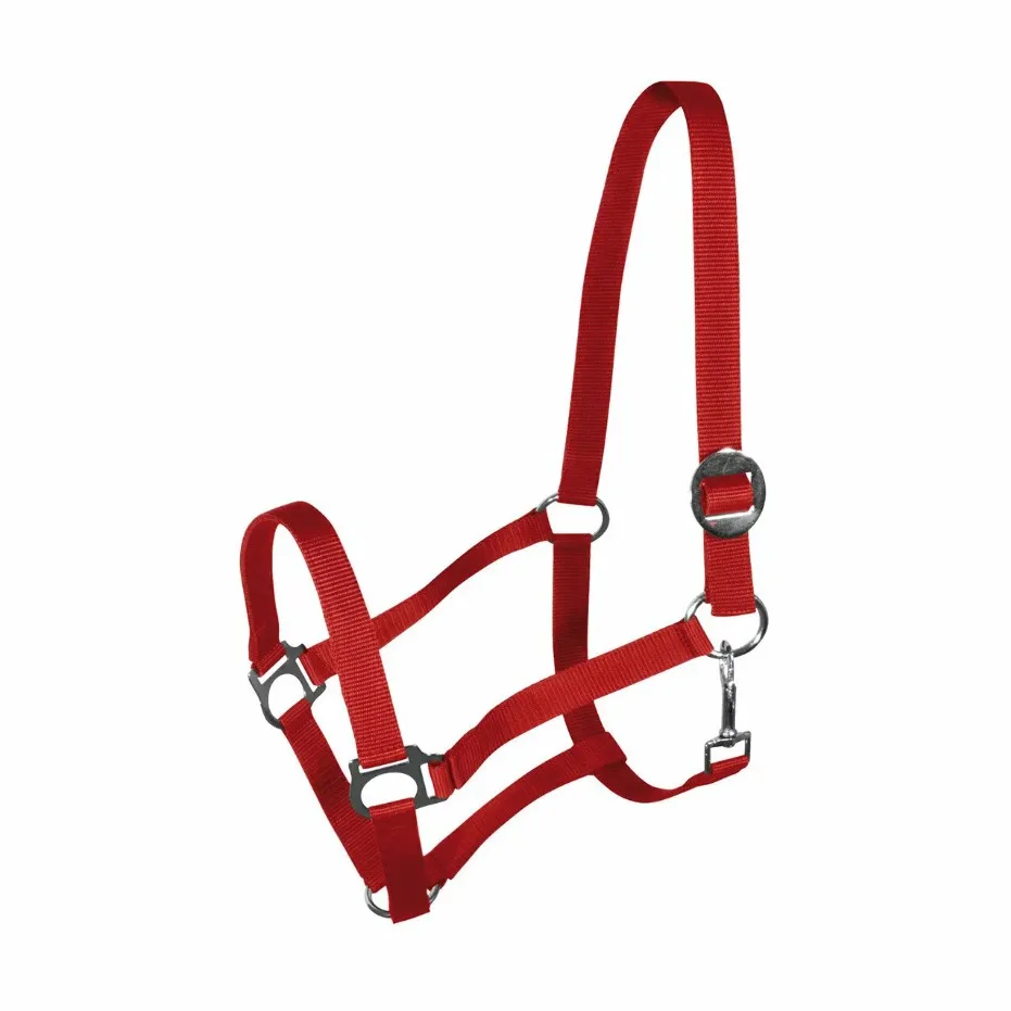 Недоуздок York Harmony красный Cob