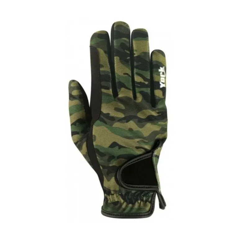 Перчатки York Military XS зелено-черные