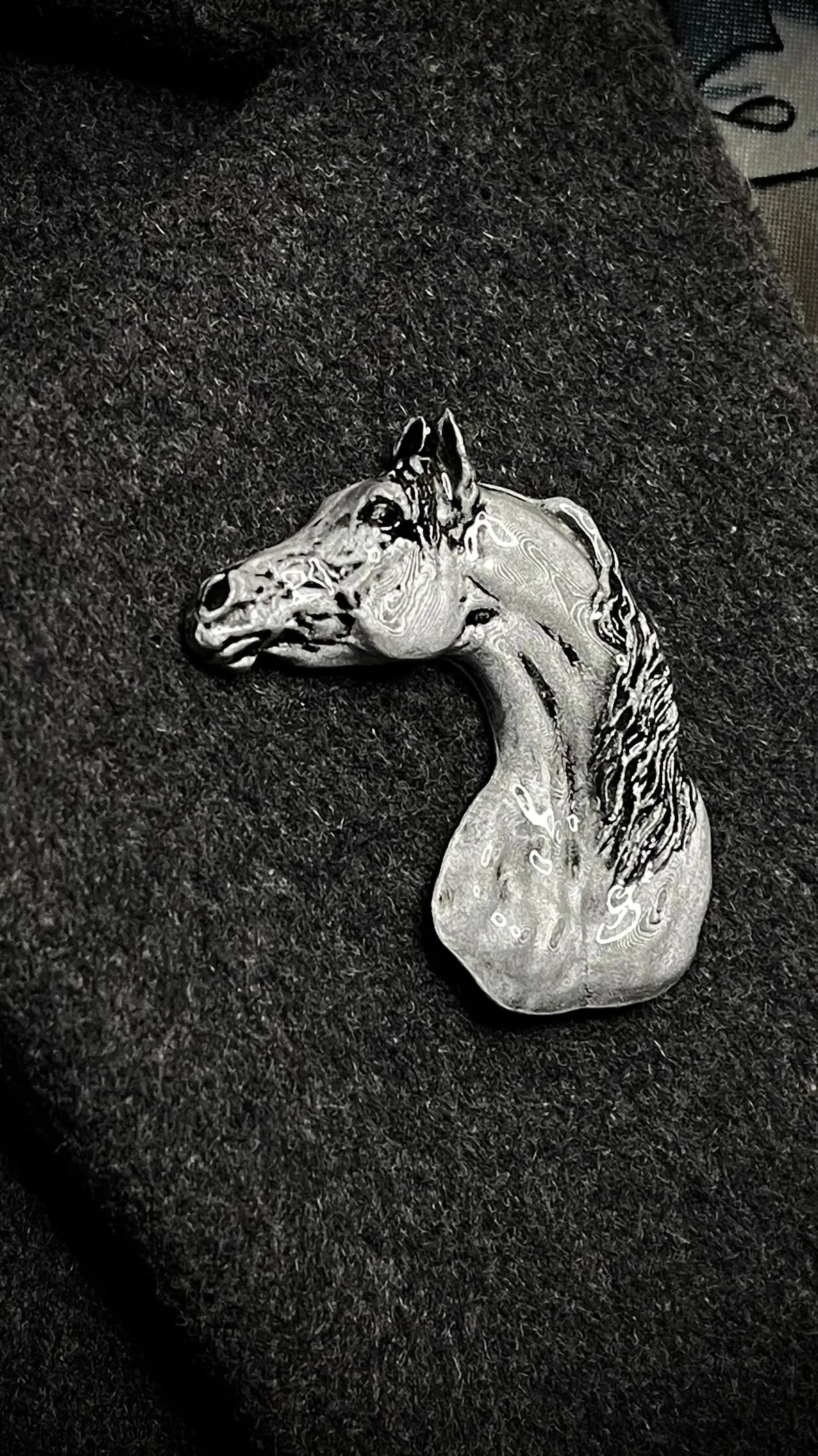 Брошь Араб серебро (имитация)