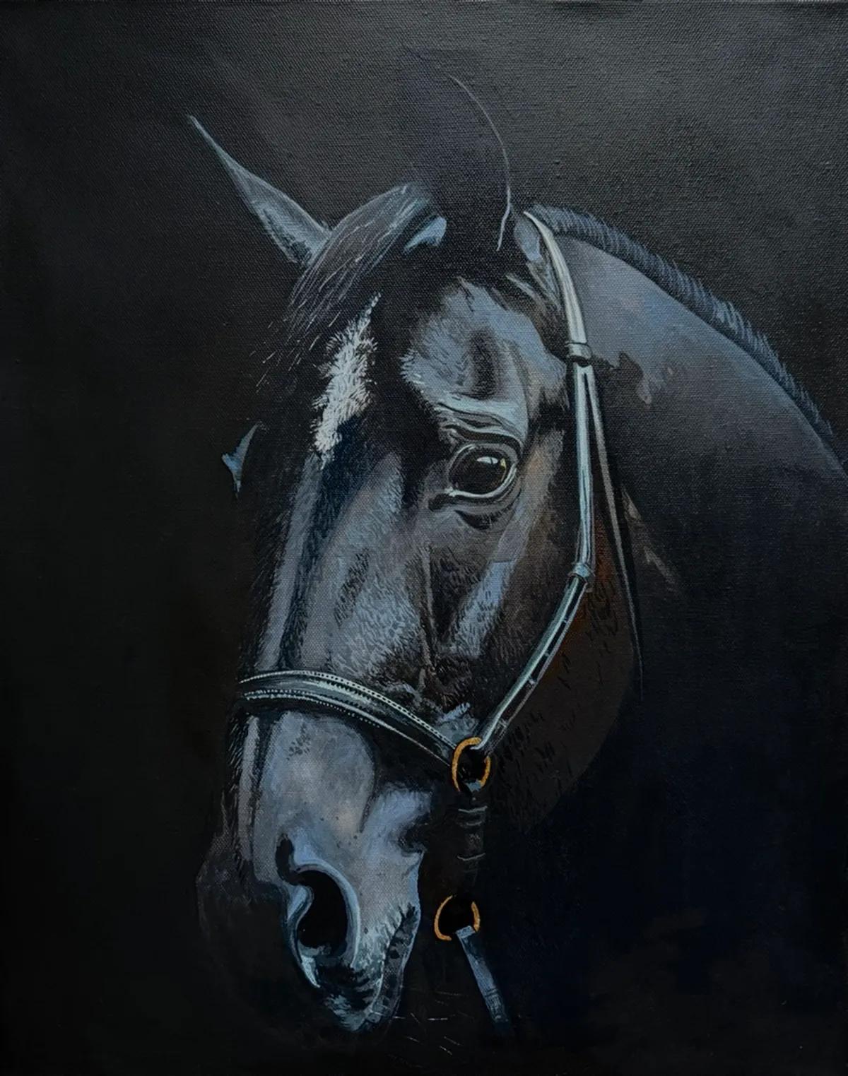 портрет лошади
