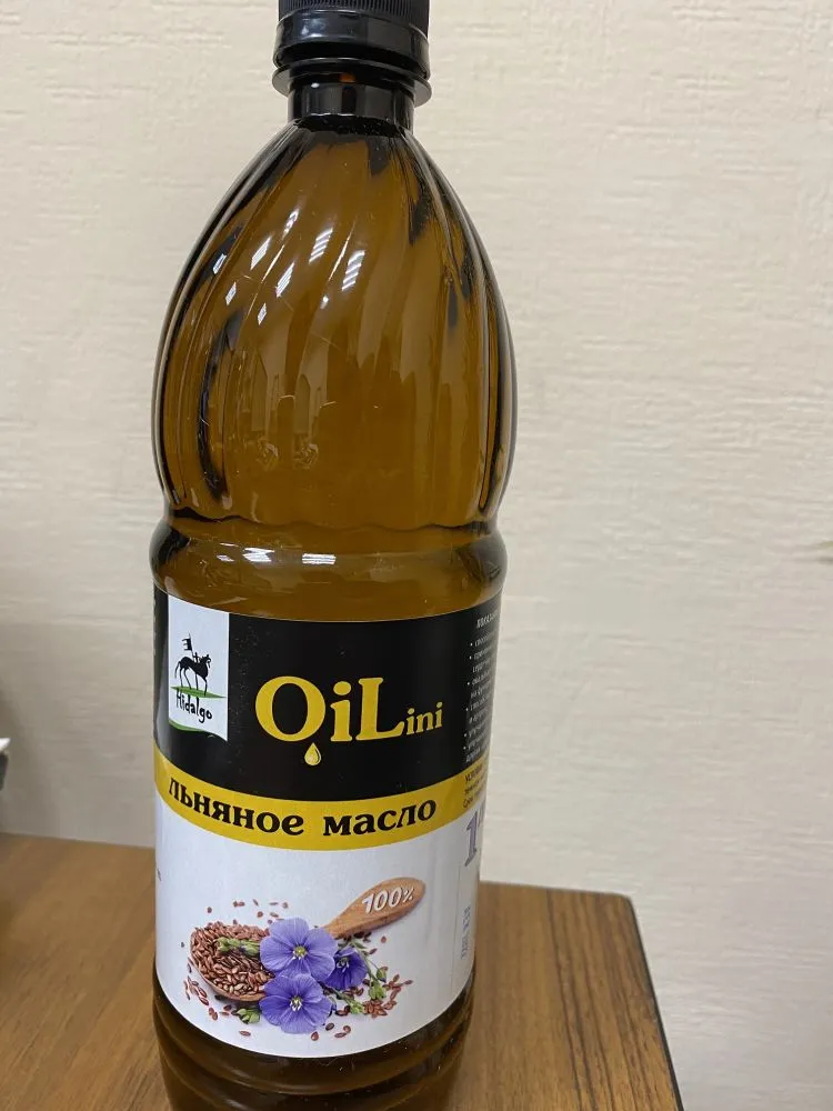 Идальго: Масло льняное, 1 л.