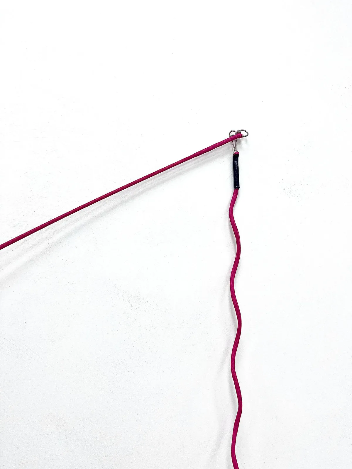 Бич/шамбарьер складной розовый 180 см