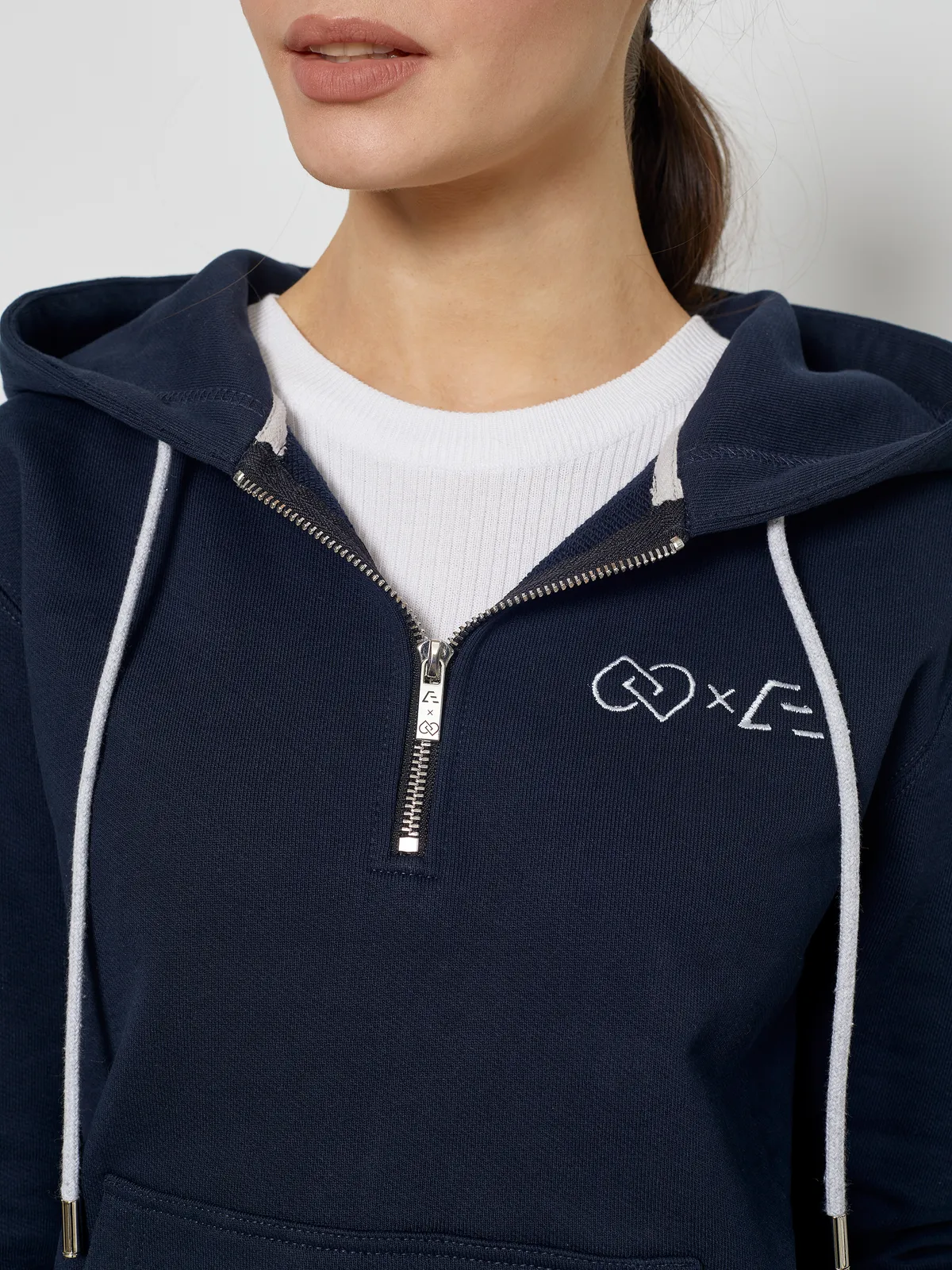 Худи ATMO x TOPLINE, Dark Navy (L)