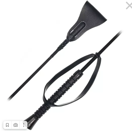 Хлыст конкурный с резиновой ручкой