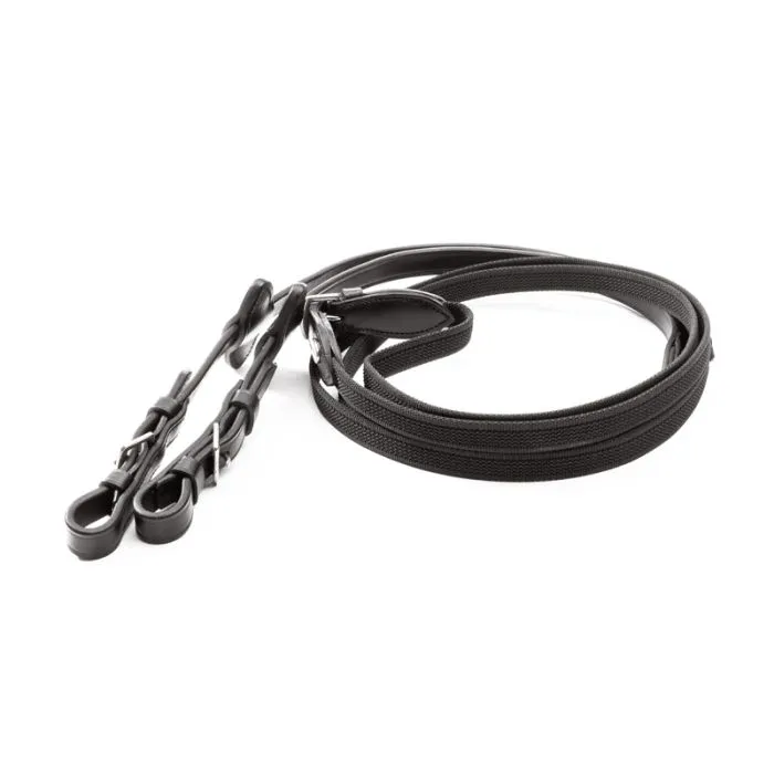 Повод прорезиненный без делений (черный)